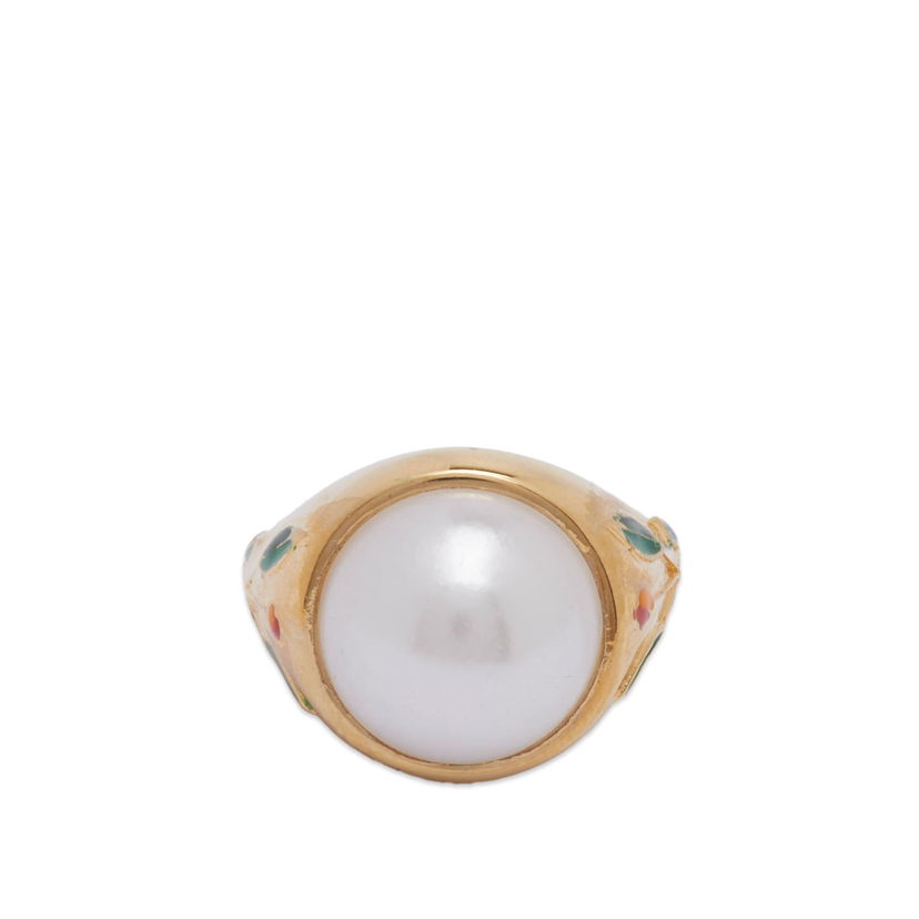 Sormus Casablanca Pearl Signet Ring Beige | JW-088-01