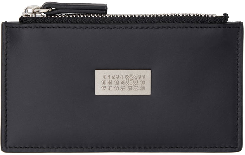 Lompakko Maison Margiela Card Holder Leather Musta | SA5UI0016 P7179