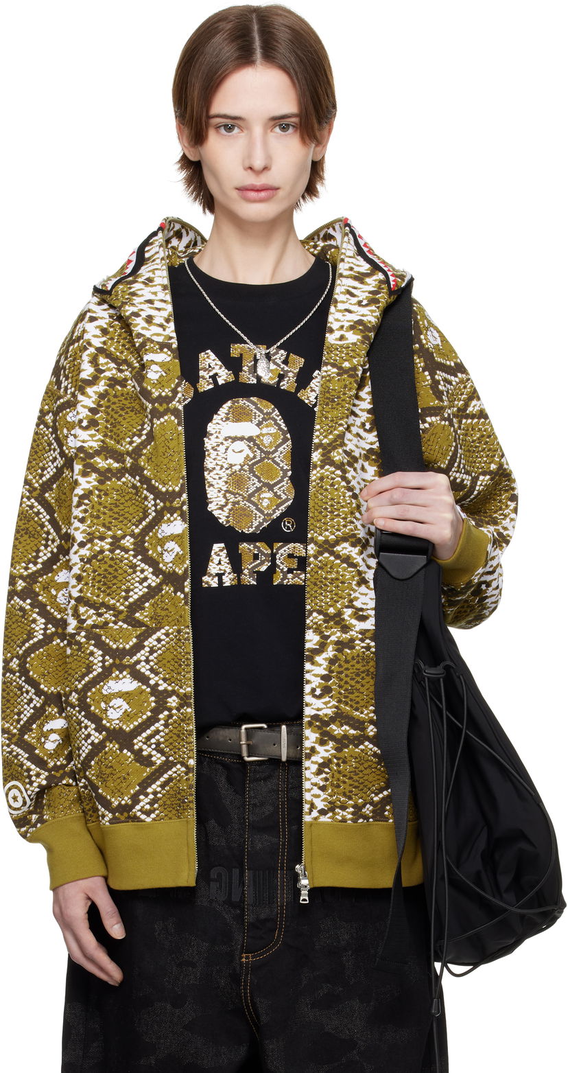 Huppari BAPE A Bathing Ape Shark Exclusive Hoodie Vihreä | Shark Hoodie