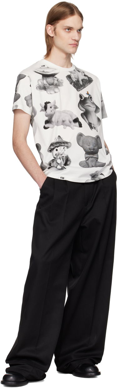 T-paita Vivienne Westwood Vivienne Westwood Classic Figurine Print T-Shirt Valkoinen | 3G010013-J006F-, 3