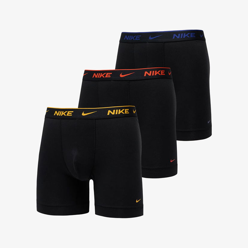 Nyrkkeilijät Nike Dri-FIT Boxer Briefs, 3-Pack Musta | 0000KE1007-TQY