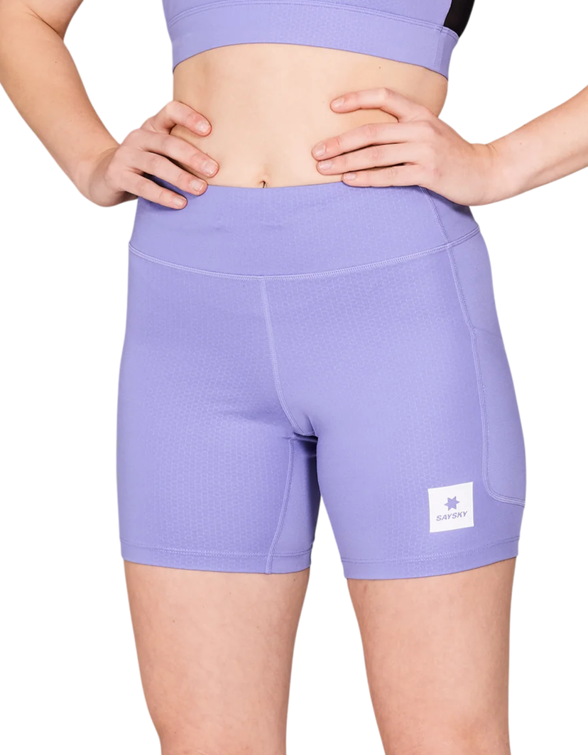 Shortsit Saysky Saysky Combat+ 7" Short Tights Violetti | nwrst30c709