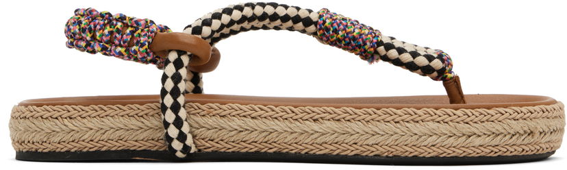 Asusteet ISABEL MARANT Isabel Marant Gypsa Rope Thong Sandals Ruskea | SD0231FA-C1B07S