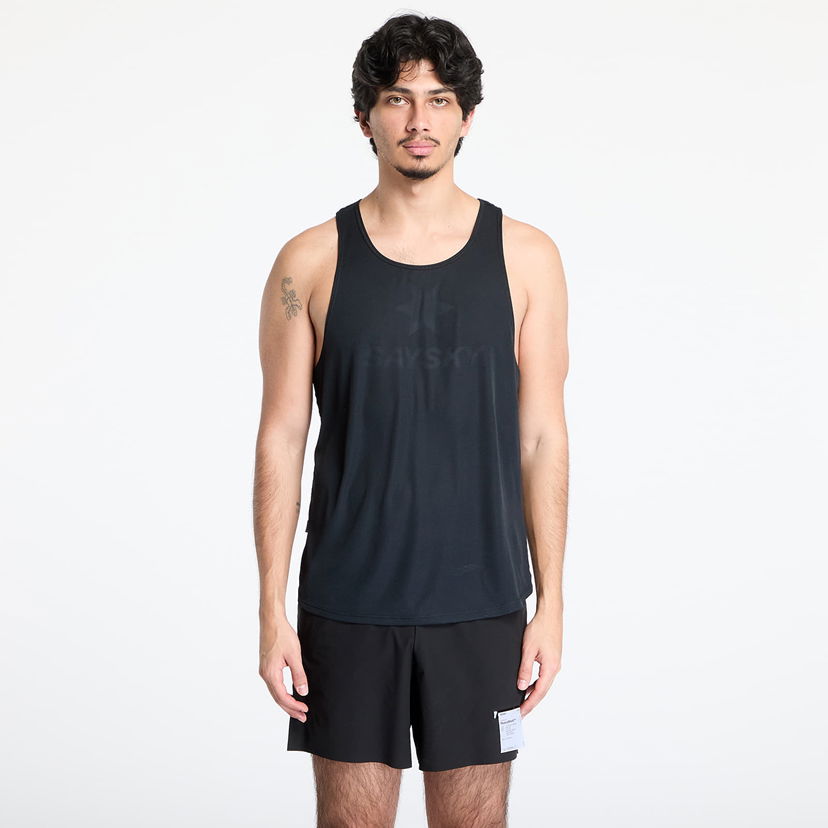 Tankkitoppi Saysky SAYSKY Logo Flow Singlet Top Musta | XMRSI61C902