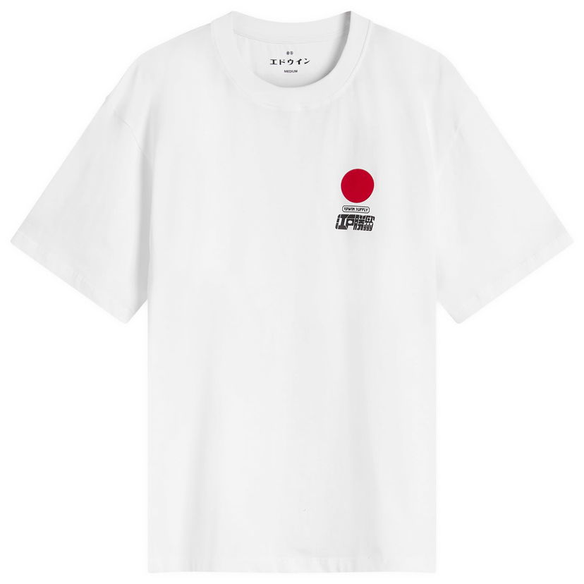T-paita EDWIN Sun Graphic T-Shirt Valkoinen | I035002-0200