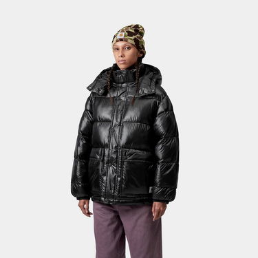 Puffer takki Carhartt WIP Benson Puffer Hooded Jacket Musta | I035370_9, 2