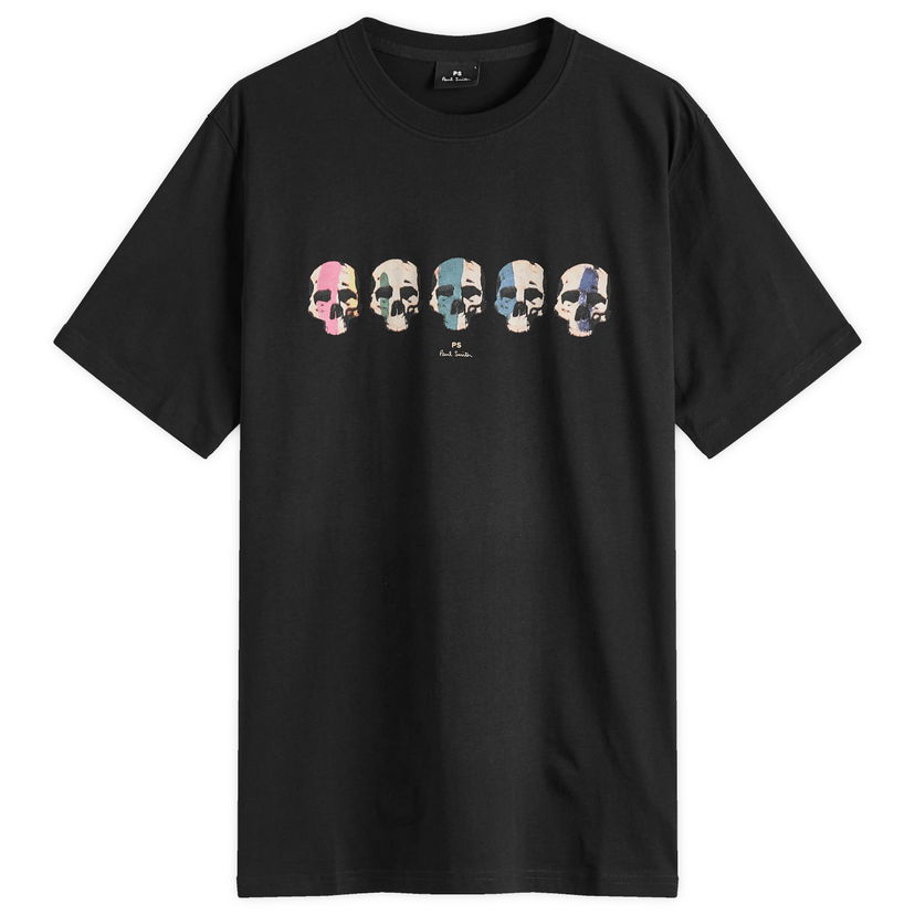 T-paita Paul Smith Paul Smith Multi Skull T-Shirt, Size Large Musta | M2R-011R-PP5129-79