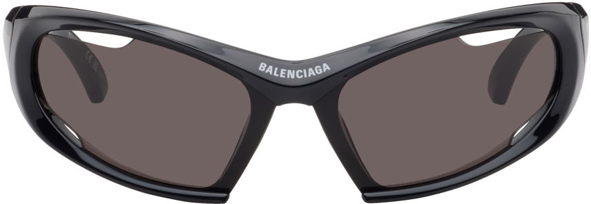 Aurinkolasit Balenciaga Dynamo Rectangle Sunglasses Musta | BB0318S-001, 0