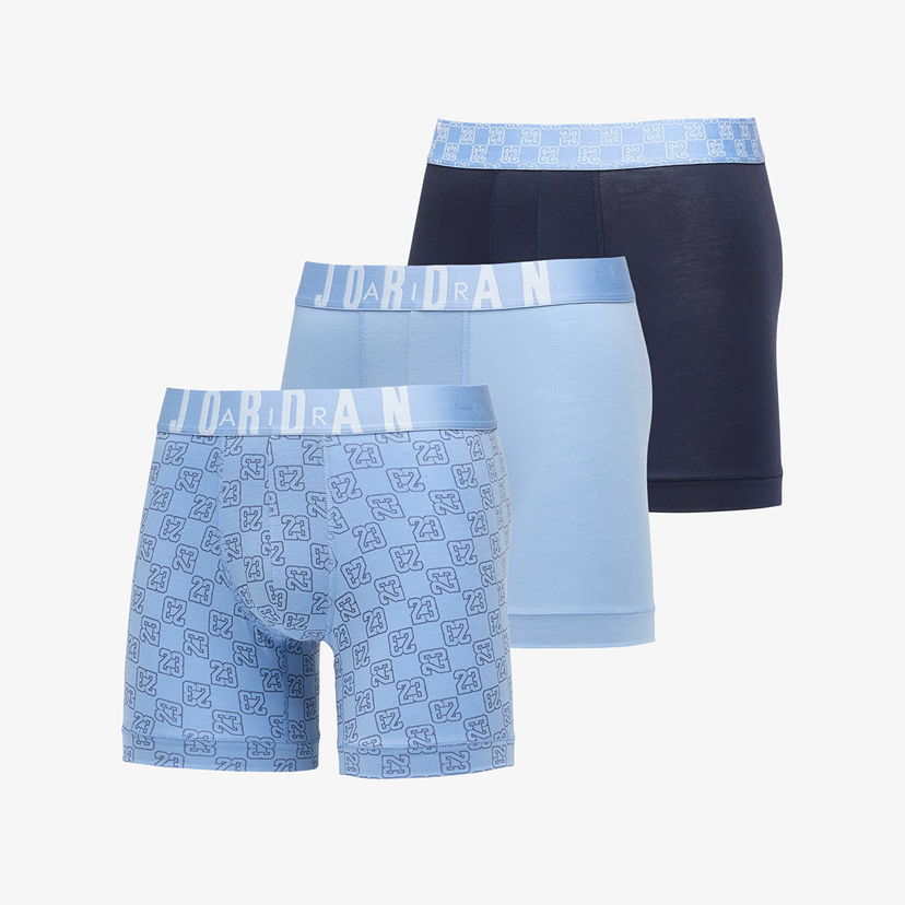 Nyrkkeilijät Jordan Jordan Flight Modal 23 Monogram Boxer Brief 3-Pack Sininen | JM0691-M0S