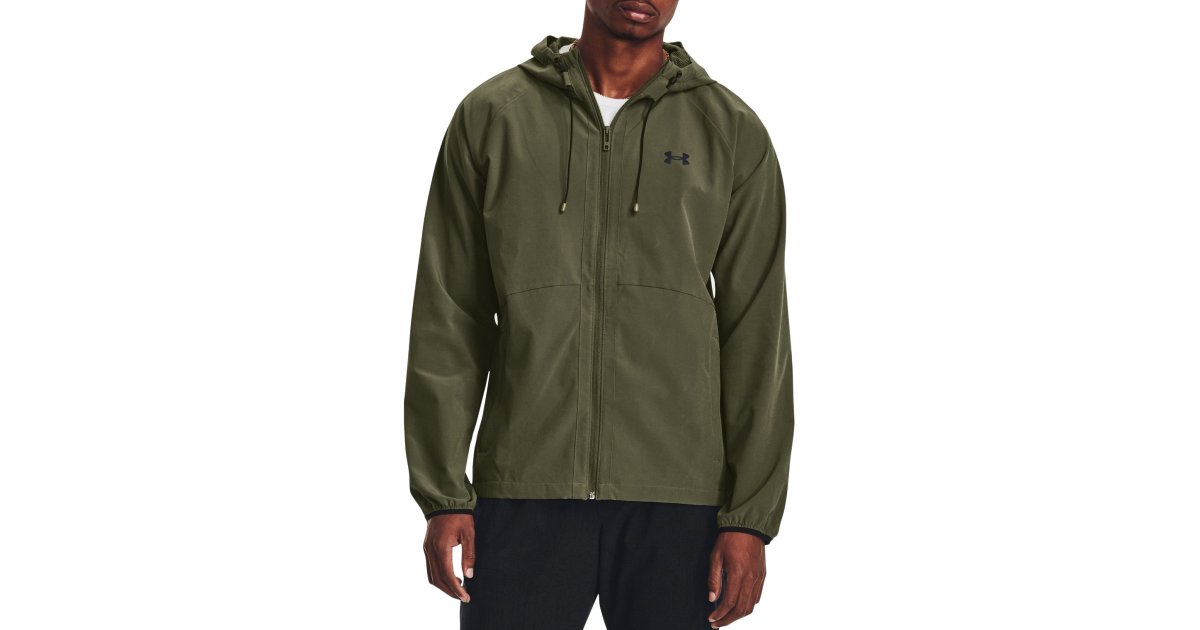 Tuulitakki Under Armour Stretch Woven Windbreaker Sonar Vihreä | 1377171-390, 1