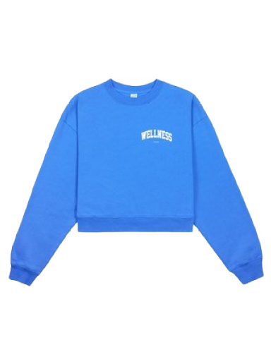 Huppari Sporty & Rich Wellness Ivy Cropped Crewneck Sininen | CR624OC