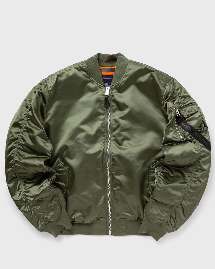Bomber-takki Alpha Industries Bomber & Flight Jackets-MA-1 UV Vihreä | 146115UV-SAGE-GREEN