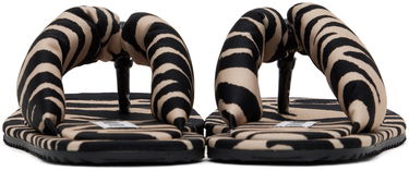 Vaatteet The Attico Attico Indie Flip Flops Beige | 243WS797 PA14, 1