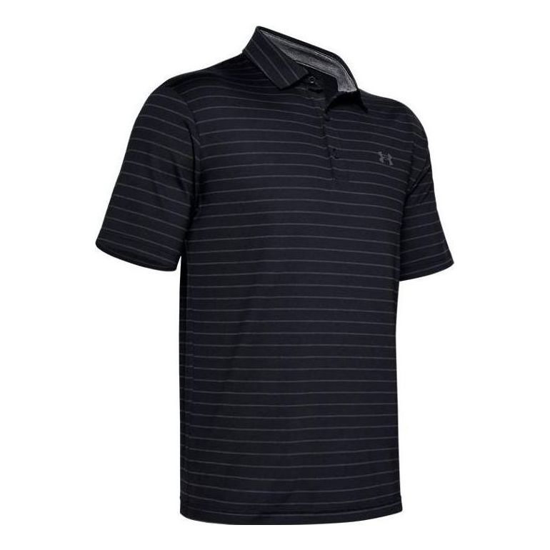 Poolopaita Under Armour Playoff Core Stripe Polo Musta | 1351130-001