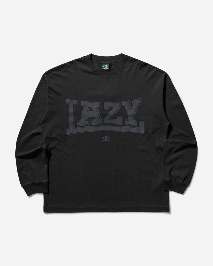 T-paita Umbro Lazy Longsleeve T-Shirt Musta | UBMW0280JY79 BLK0020