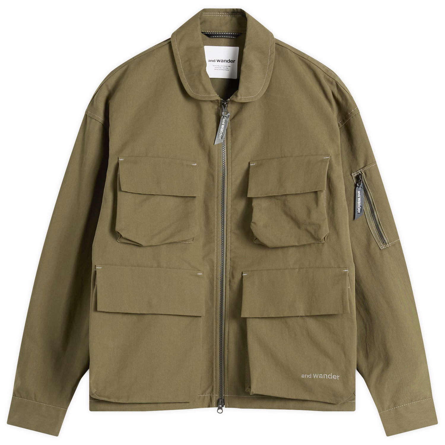 Takki and wander C/PE Twill Field Jacket, Size Small Vihreä | 5745281054-180, 1