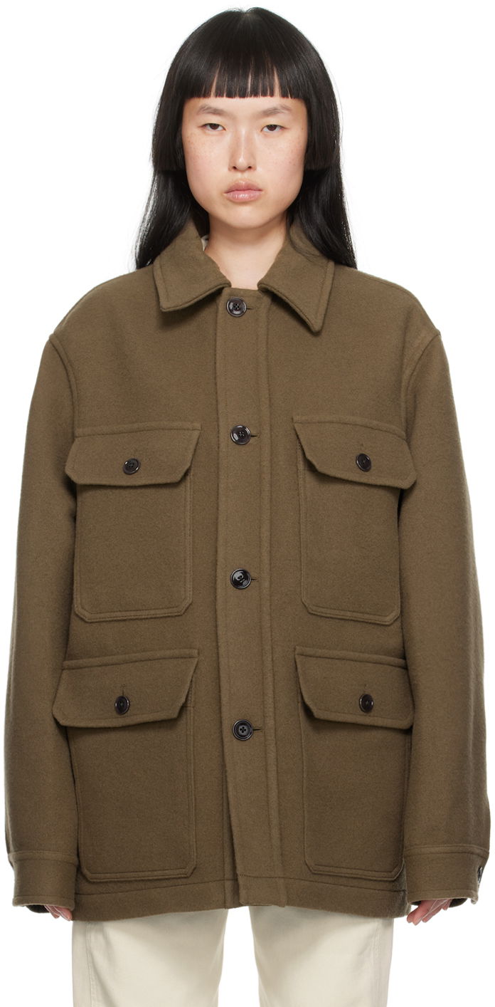 Takki LEMAIRE Lemaire Hunting Jacket Vihreä | OW322 LF1116