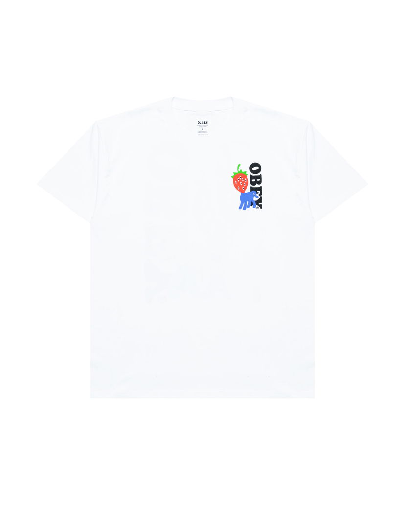 T-paita OBEY Obey Strawberry Graphic T-Shirt Valkoinen | 165264054-WHT