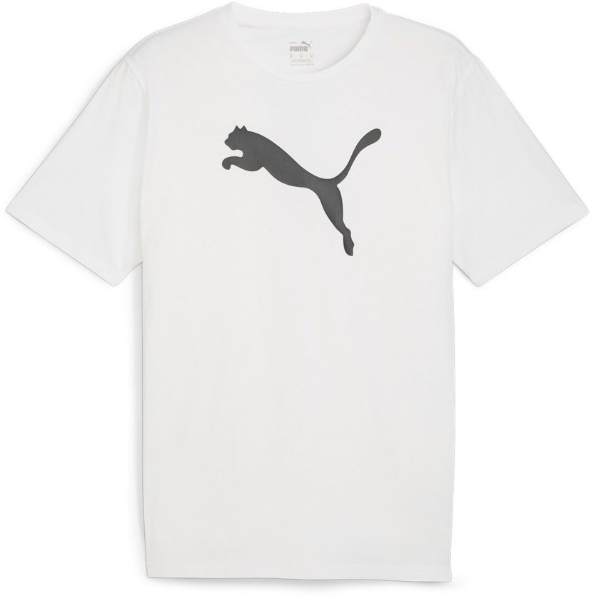 T-paita Puma teamRISE Logo Jersey Cotton Valkoinen | 658705-04