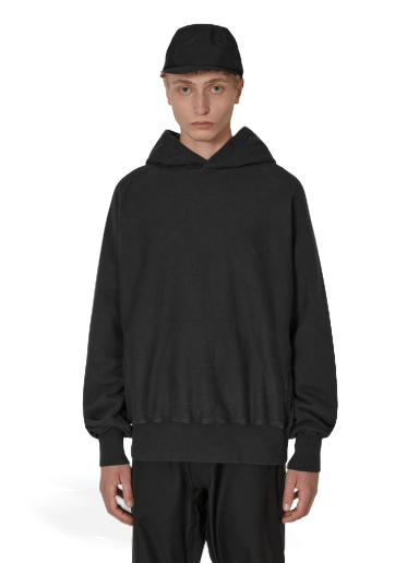 Huppari GR10K Compass Raglan Unbrushed Hoodie Musta | AW22GR6A4FJ OB