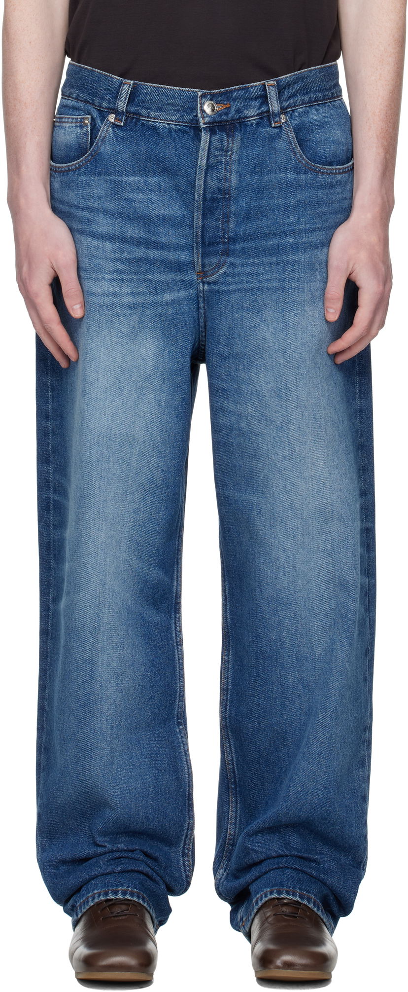 Jeans A.P.C. A.P.C. Solal Loose Fit Jeans Sininen | COHAD-M09238