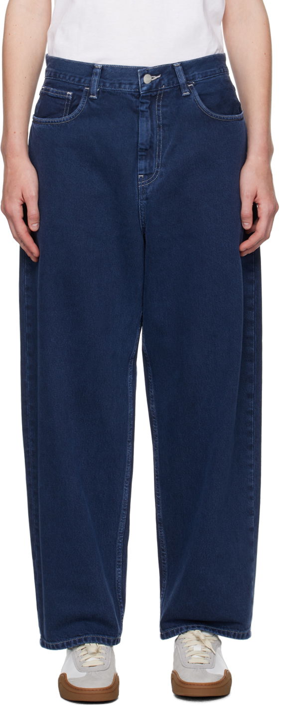 Jeans Carhartt WIP Work In Progress Blue Denim Loose-Fit Jeans Tummansininen | I033746 29L4J