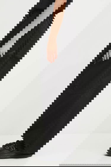 Cargo housut Y-3 Y-3 Twill Cargo Pants Musta | JW4621, 4