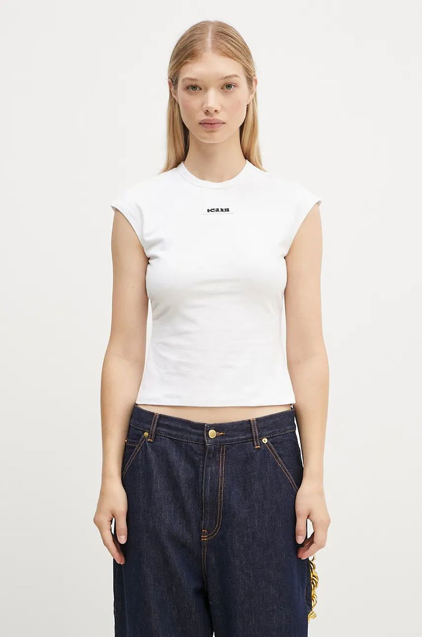 T-paita Ksubi Staple T-Shirt Valkoinen | WFA24TE004