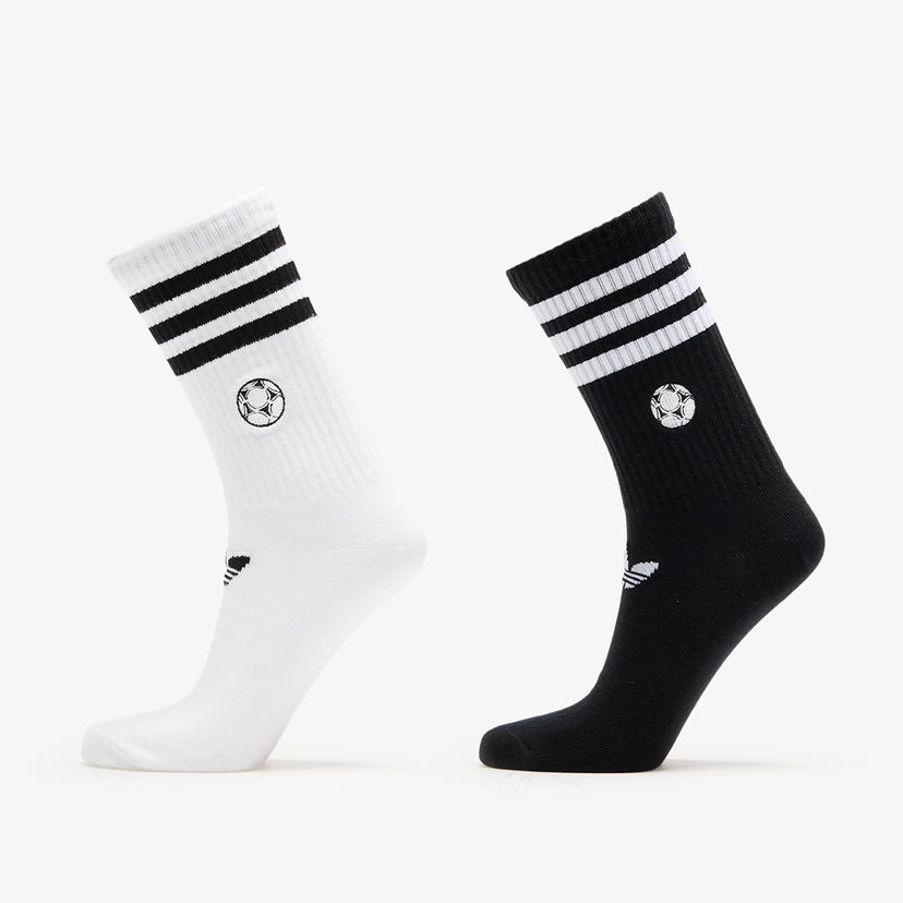 Sukat adidas Originals Adidas Football Crew Socks 2-Pack Valkoinen | JW2985