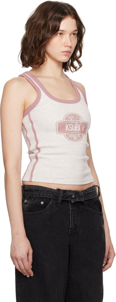 Tankkitoppi Ksubi Ksubi Pitt Lane Origin Tank Top Valkoinen | WPF25SI002, 1