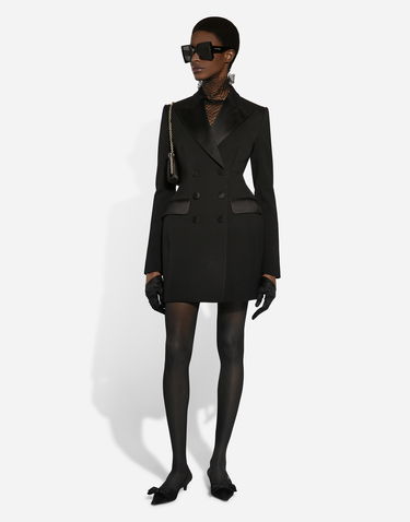 Takki Dolce & Gabbana Double Breasted Jacket Musta | F27CVTFUBGEN0000, 2