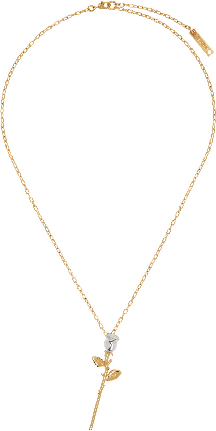 Kaulakoru Ambush AMBUSH Rose Charm Necklace Metallinen | 12111146