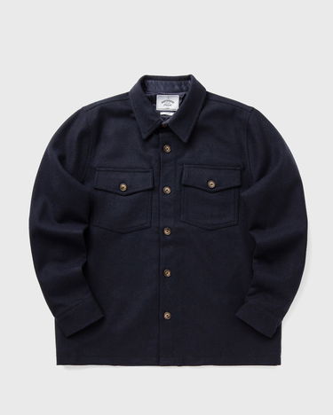 Paita Portuguese Flannel Wool Field Overshirt Tummansininen | AW25.082.NAVY, 1