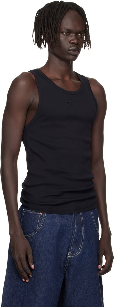 Tankkitoppi VETEMENTS Vetements Oval Logo Tank Top Musta | MH76TT120B, 1