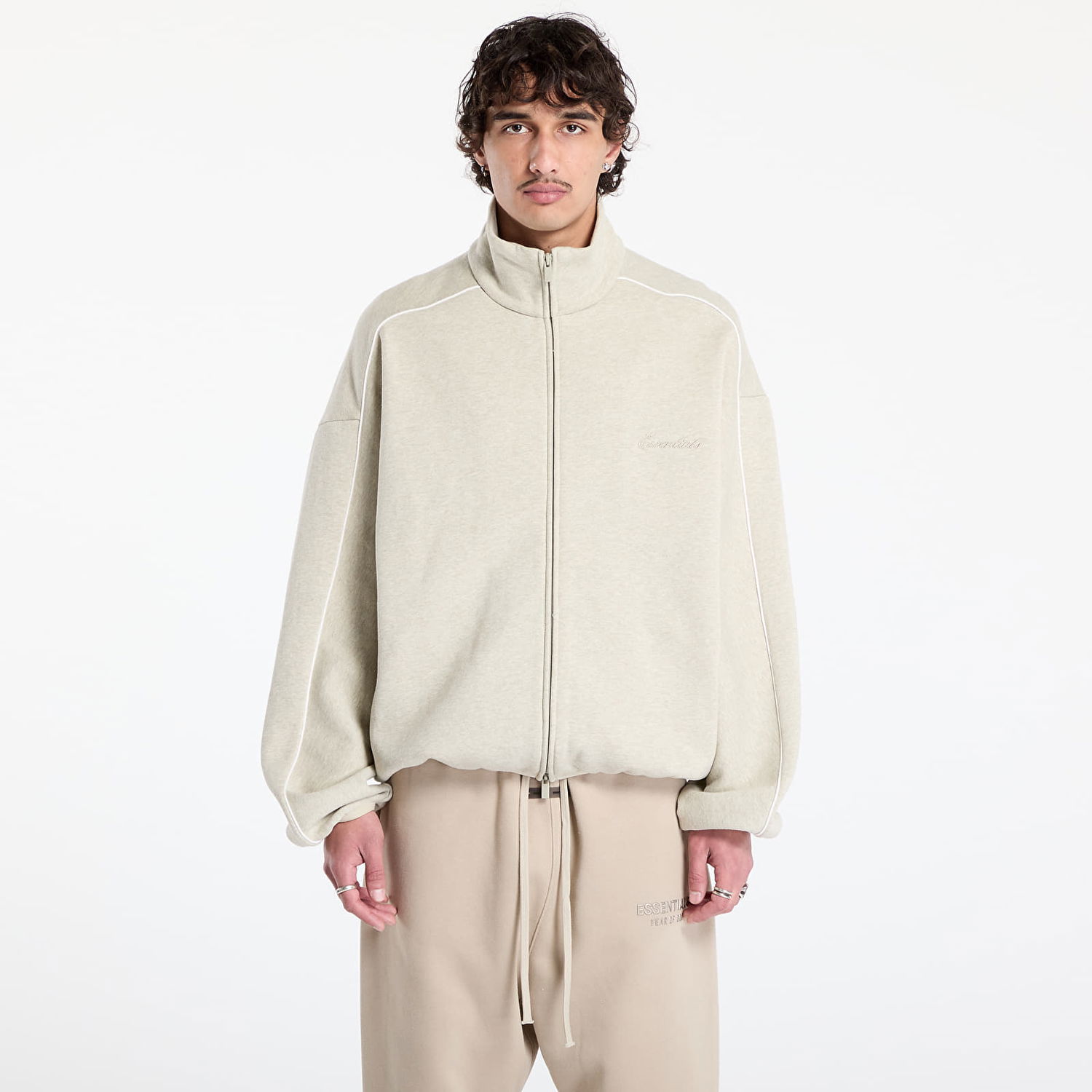 Takki Fear of God Fear of God Essentials Modern Track Jacket Beige | 202SP256892F-312, 0