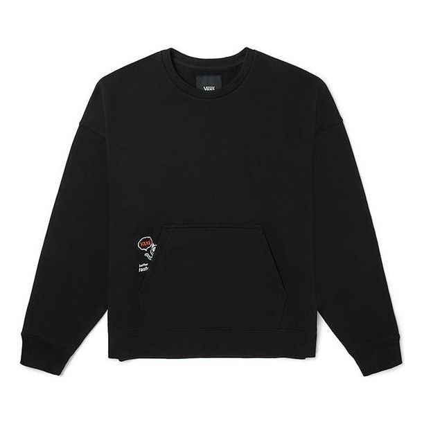 Villapaita Vans OTW Test Fleece Crew Sweatshirt Musta | VN0A54OLBLK, 0