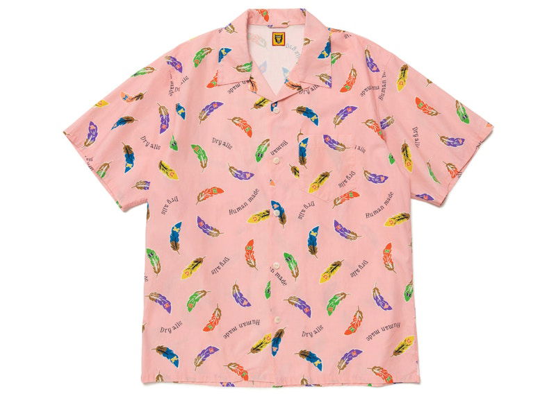 Paita Human Made Feather Aloha Shirt Vaaleanpunainen | HM25SH015