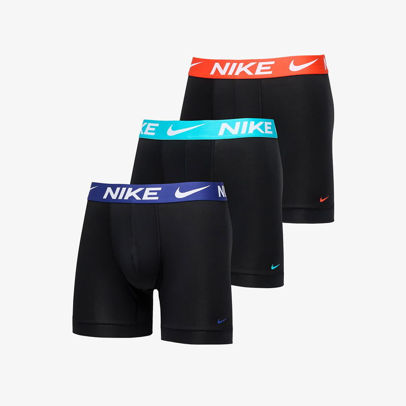 Nyrkkeilijät Nike Dri-FIT Boxer Brief 3-Pack Musta | 0000KE1157-TMW
