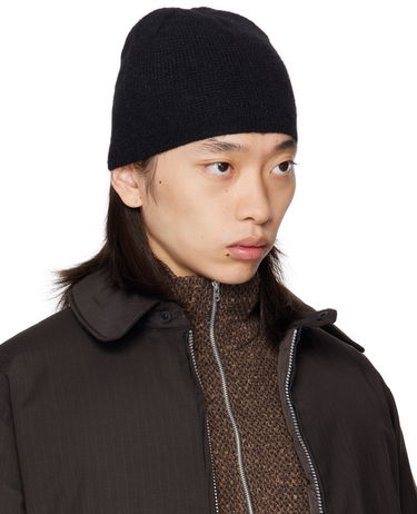 Pipo OUR LEGACY OUR LEGACY Alpaca Beanie Musta | A4258BBF, 1