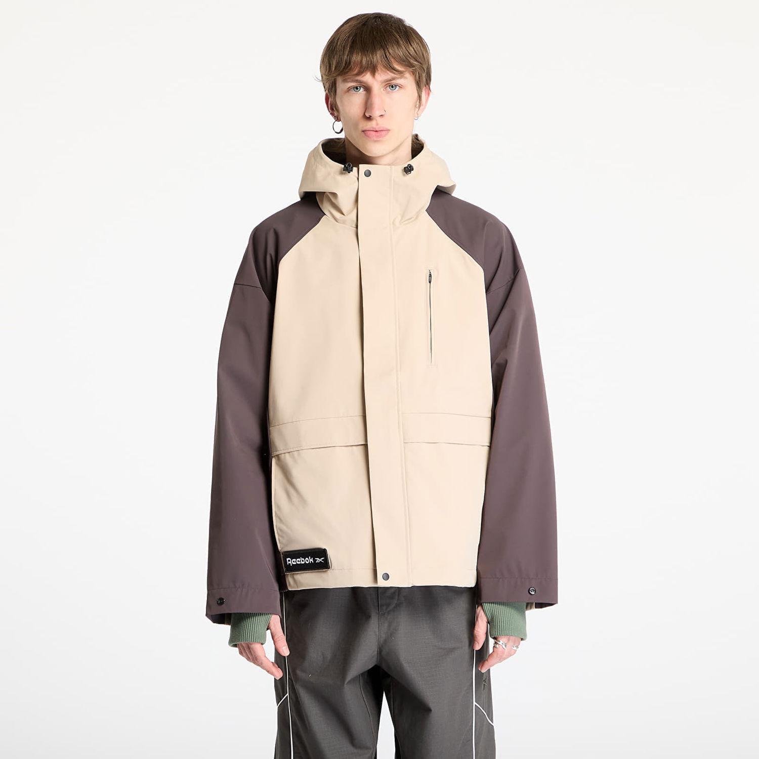 Parka Reebok Utility Shell Jacket Beige | RMEA00TC99FAB0010A60, 0