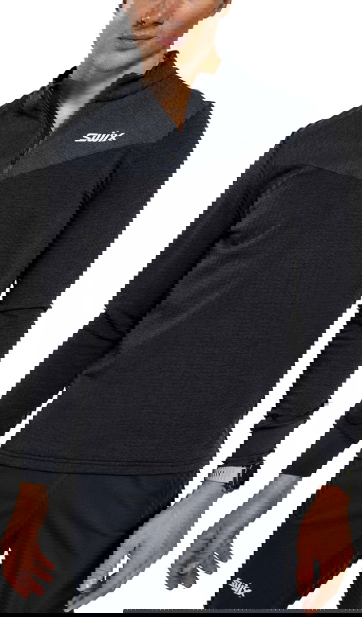 T-paita SWIX Swix Dynamic Midlayer Half Zip Top Musta | 10079-23-10150, 0