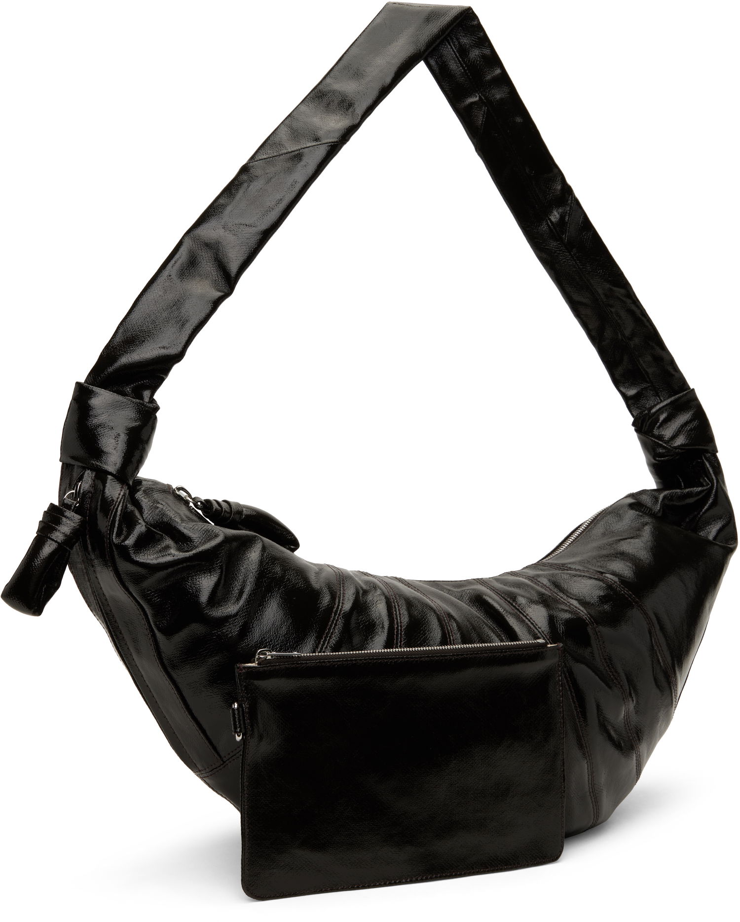 Olkalaukku LEMAIRE Large Croissant Shoulder Bag Musta | BG0000 LF1329, 1