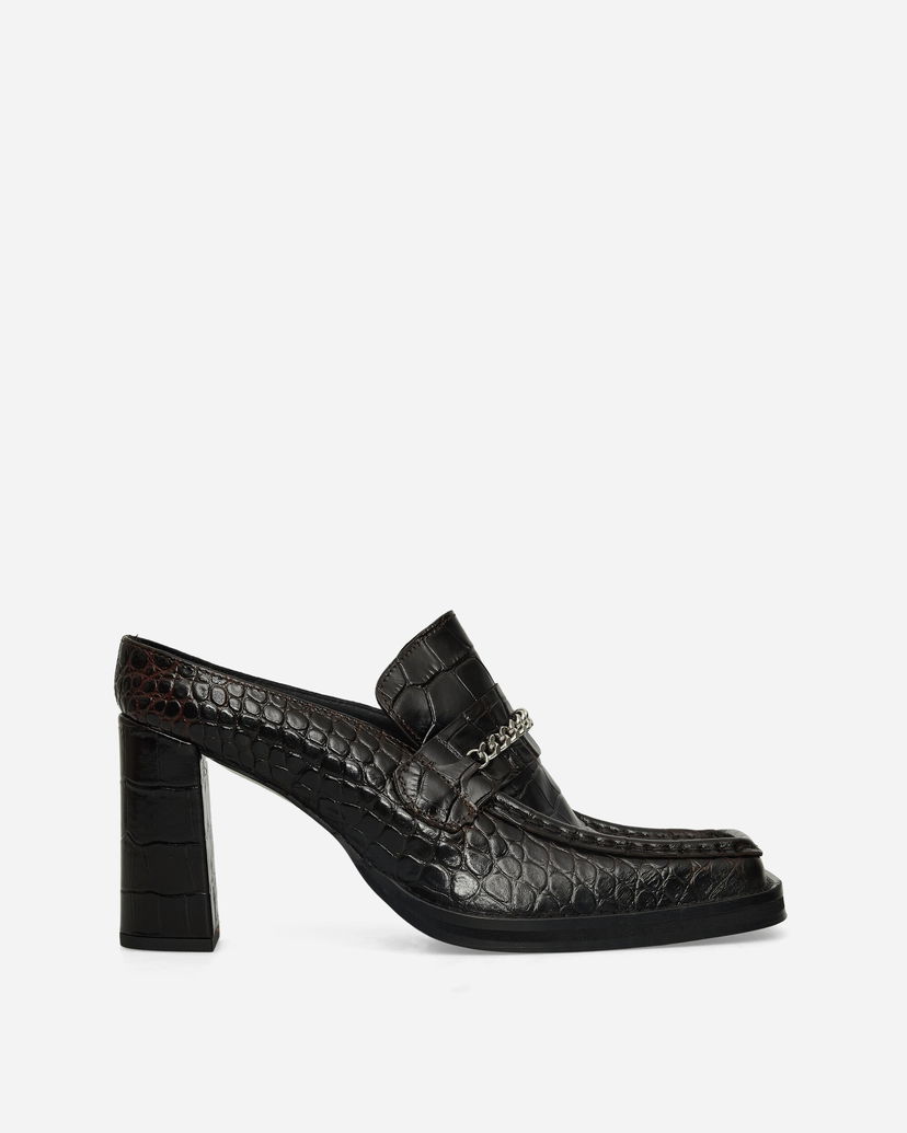 Asusteet Martine Rose Square Toe Chain Loafer Mules Musta | 1065LE01710