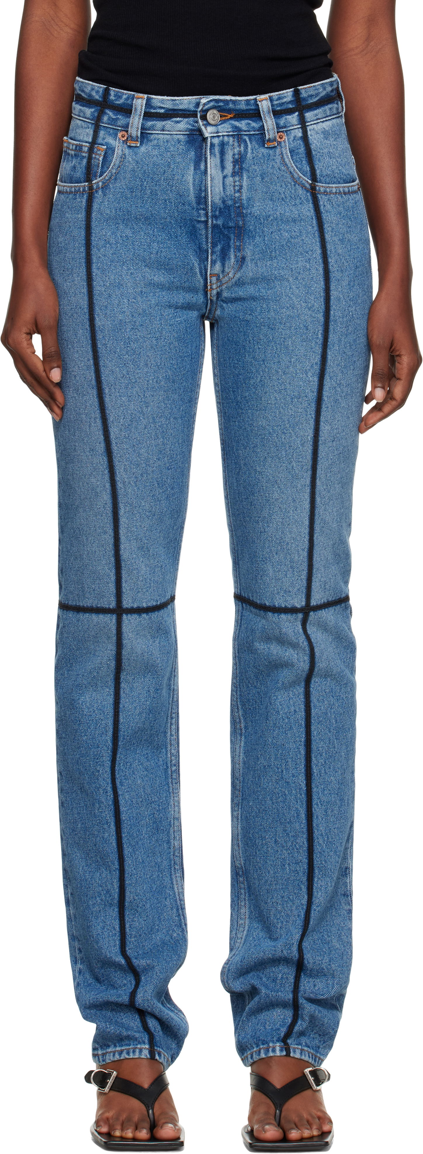 Jeans Maison Margiela MM6 Maison Margiela 5 Pockets Jeans Sininen | S52LA0261 M30018, 0