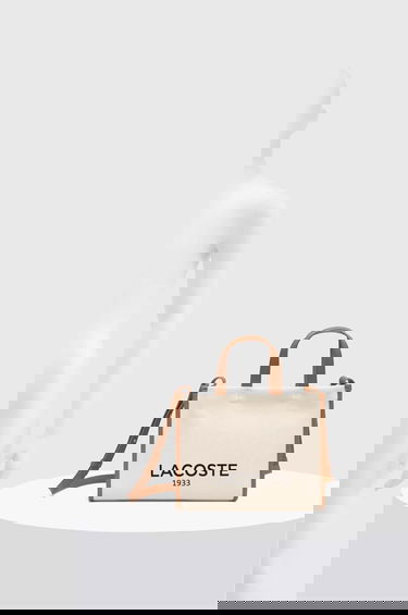 Kangaskassi Lacoste Lacoste Small Tote Bag Valkoinen | NF4641TD, 5
