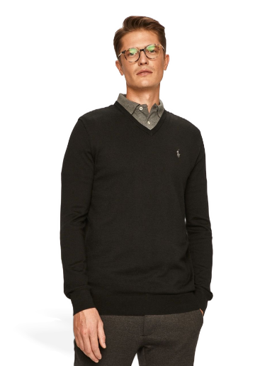 Villapaita Polo by Ralph Lauren Sweater Musta | 710670789003