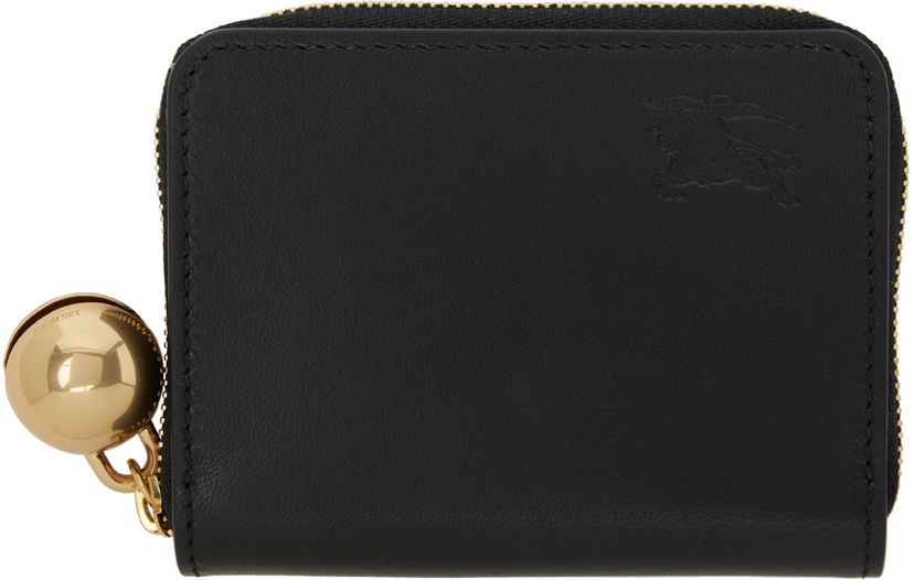 Lompakko Burberry EKD Leather Zip Wallet Musta | 8079212