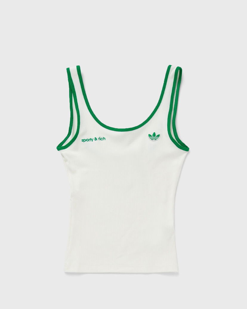 Tankkitoppi adidas Originals Sporty & Rich Tank Top Valkoinen | JL7202