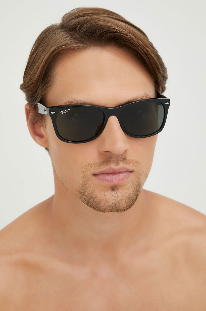 Aurinkolasit Ray-Ban NEW WAYFARER Sunglasses Musta | RB2132.901/58