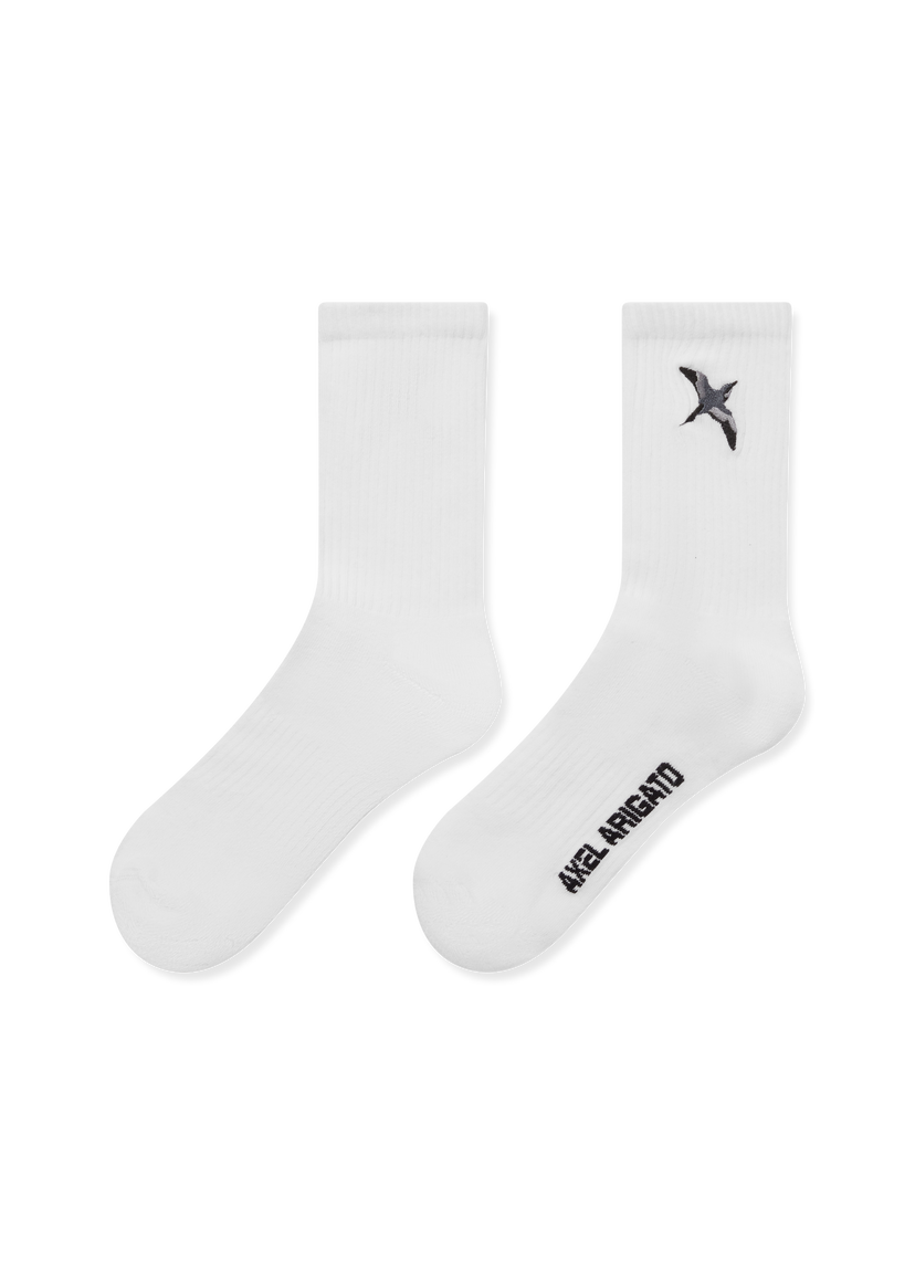 Sukat AXEL ARIGATO Bee Bird Tube Socks Valkoinen | X3479001